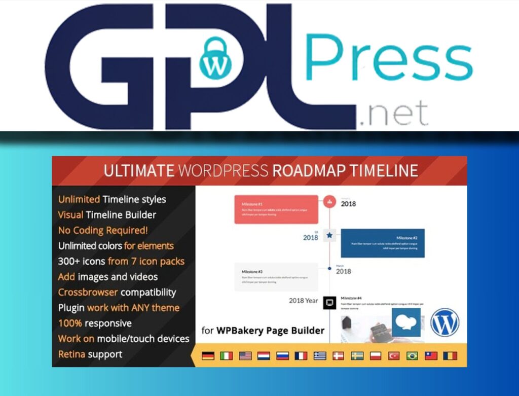 Ultimate Roadmap Timeline - Professional WordPress Visualizer