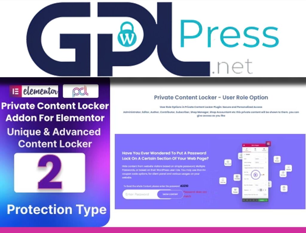 BWD Private Content Locker For Elementor - Premium Access Control