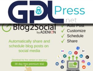 Blog2Social Premium – Social Media Auto Post and Scheduler – Pro Tool