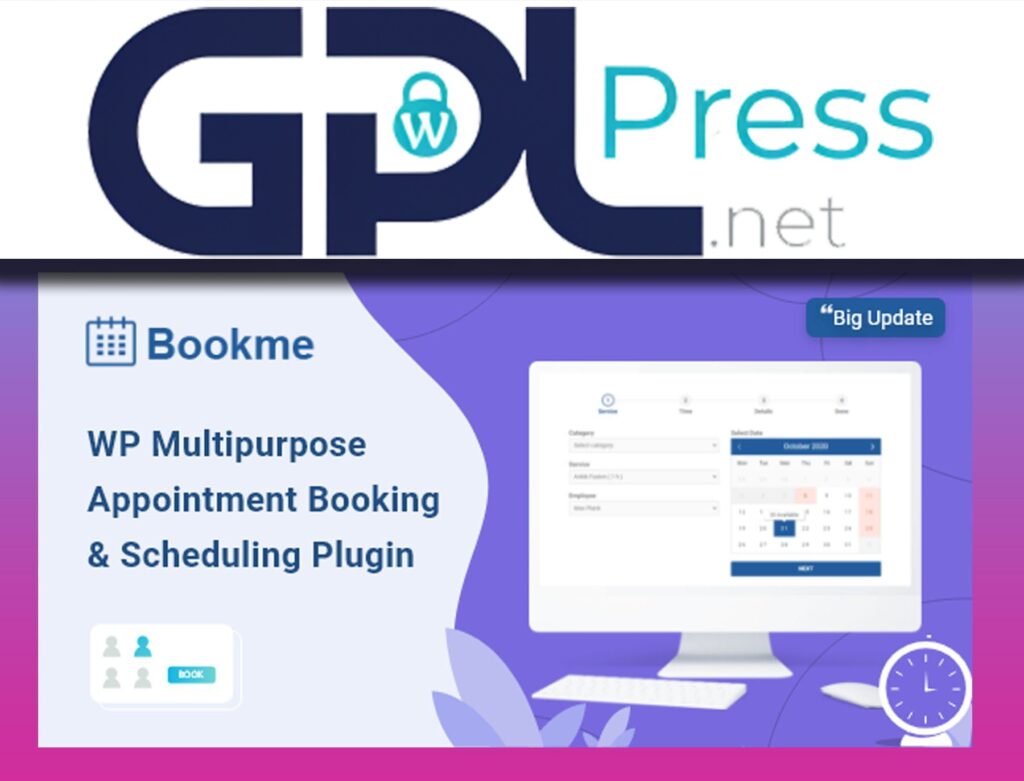 Bookme – WordPress Appointment Booking Scheduling Plugin - Pro Edition