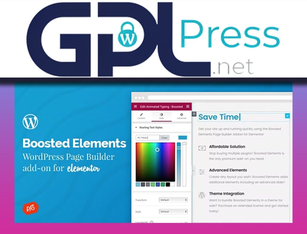Boosted Elements Addon for Elementor - Enterprise Page Solutions