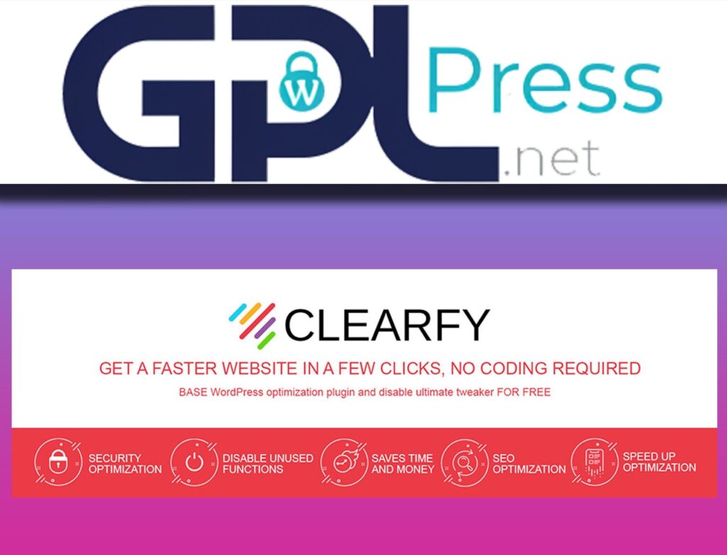 Clearfy Pro - WordPress Performance & Optimization Suite