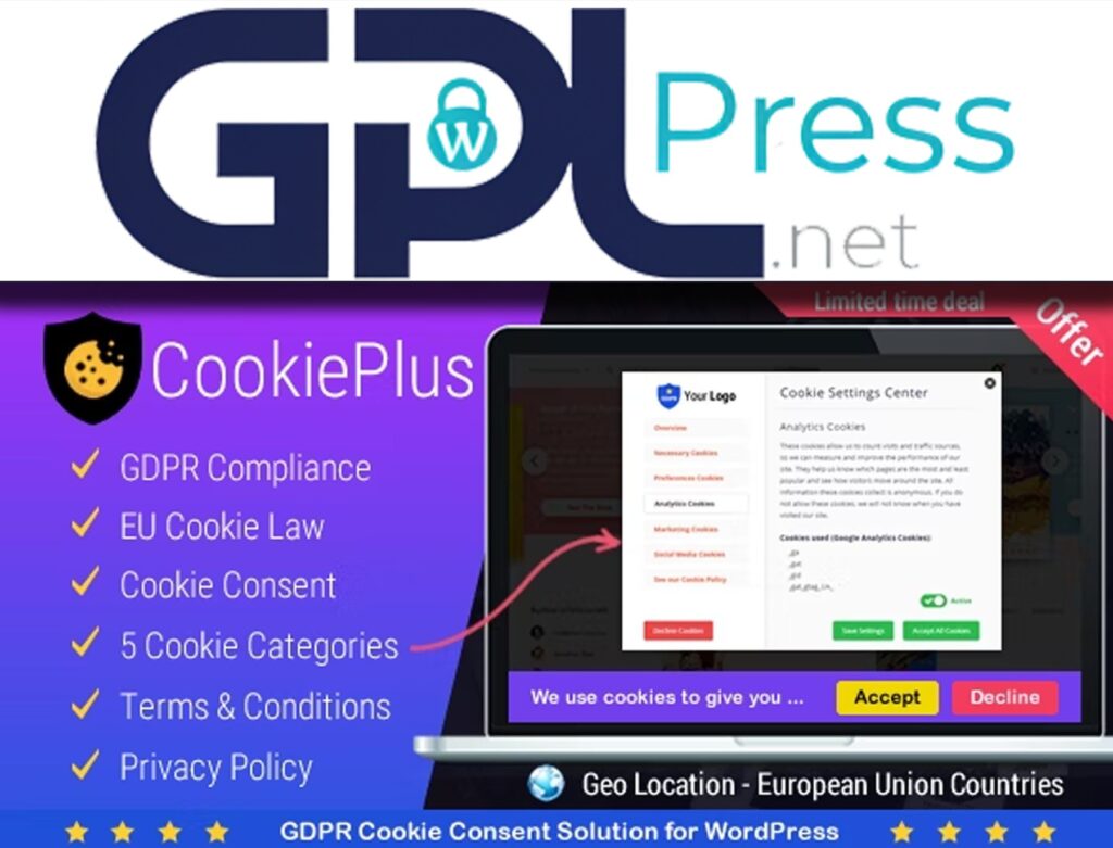 Cookie Plus – GDPR Cookie Consent Solution for WordPress - Compliance