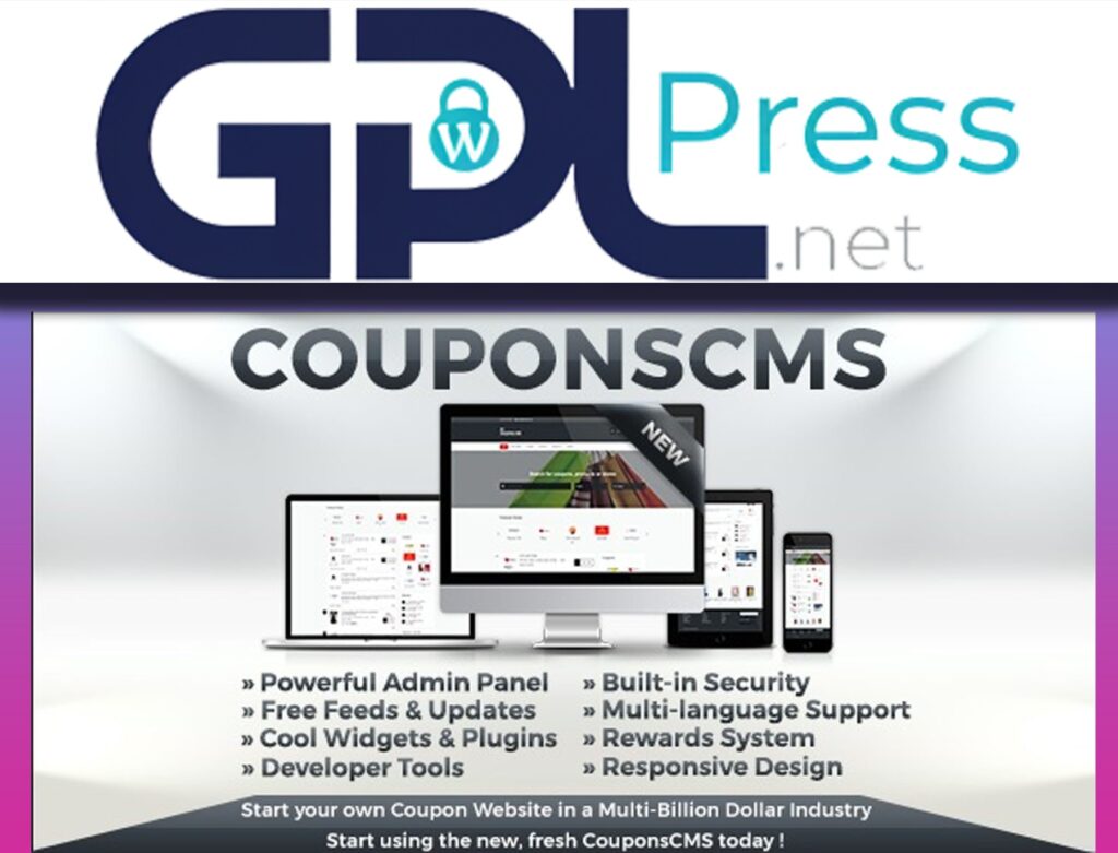 Coupons CMS 7 - Professional Deals & Discounts Platform