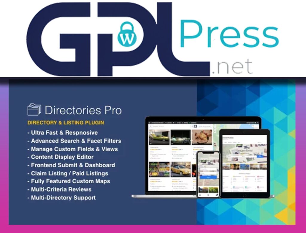 Directories Pro plugin for WordPress - Multi-Purpose Directory Engine