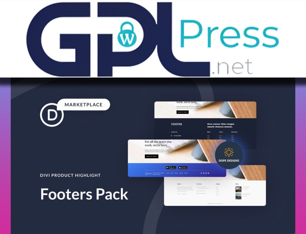 Divi Footers Pack - Professional Theme Builder Layouts