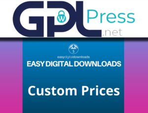 Easy Digital Downloads Custom Prices – Pay What You Want Solution