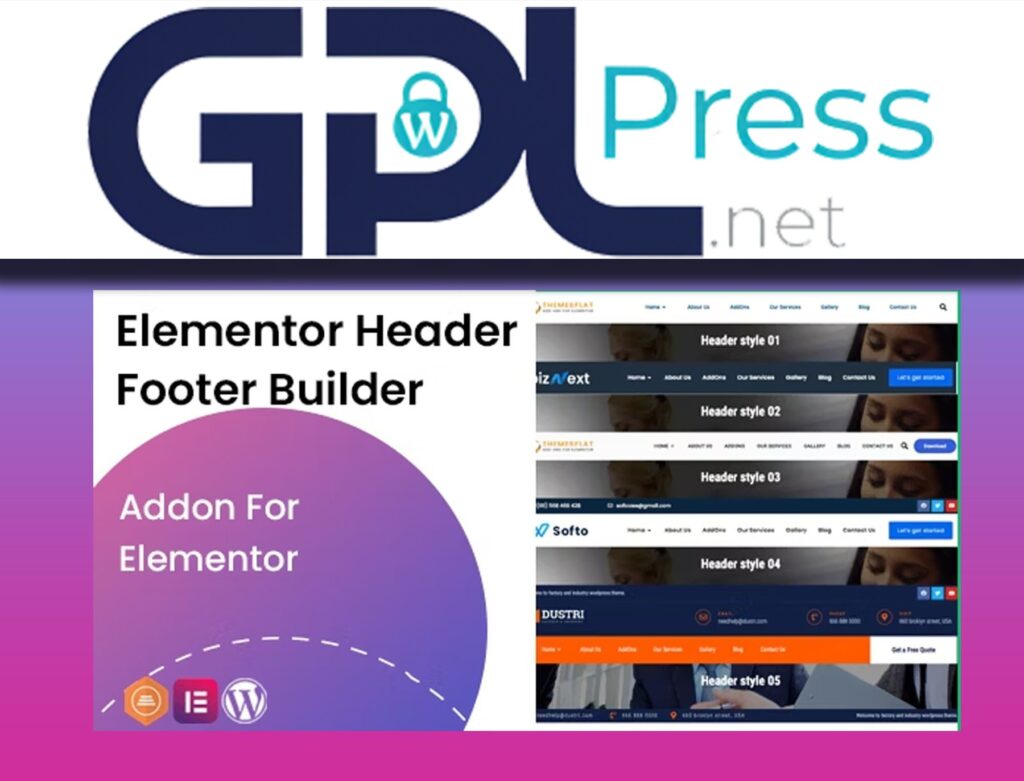 Elementor Header Footer Builder Addon - Custom Layout Engine