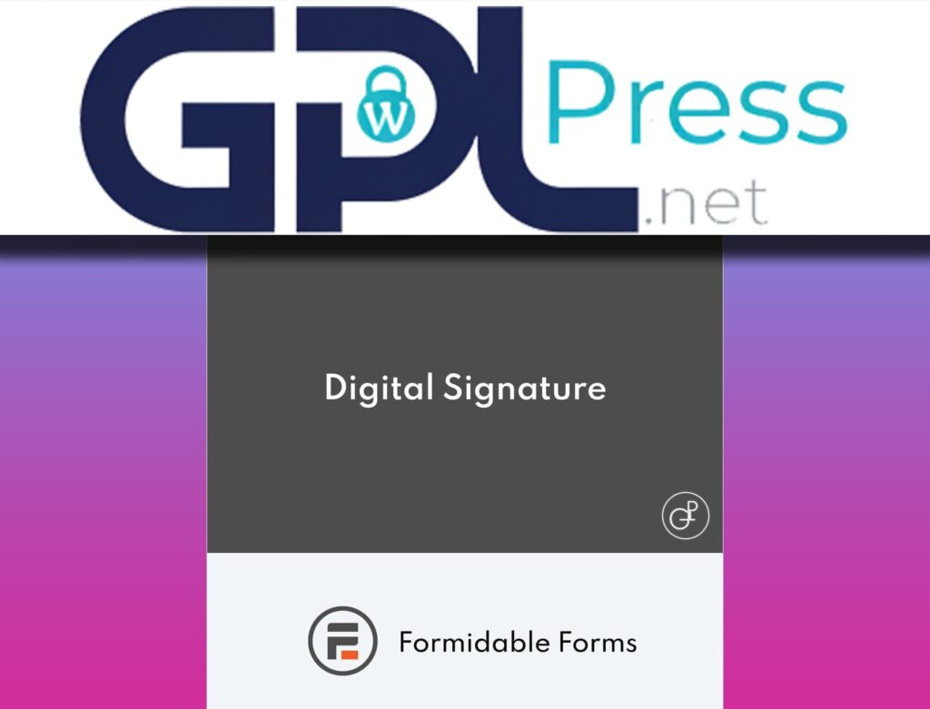 Formidable Forms – Digital Signature - Collect e-Signatures Easily