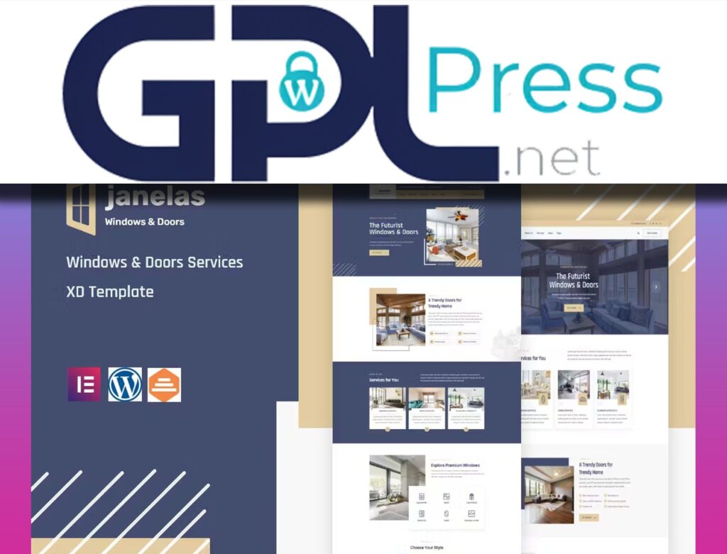 Janelas Windows and Doors Services Elementor Template Kit - Pro Build