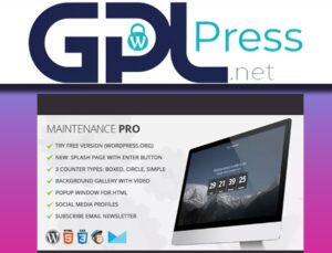 Maintenance PRO WordPress plugin – Custom Maintenance Solutions