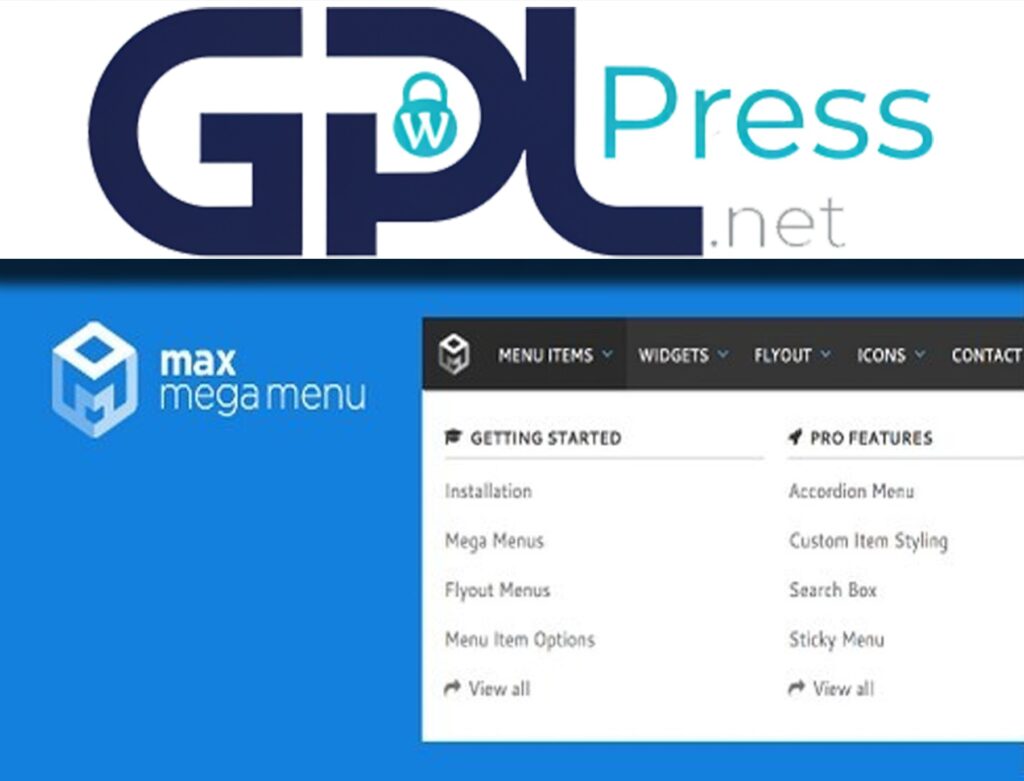 Max Mega Menu Pro - Powerful WordPress Menu Builder