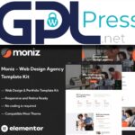 Moniz Web Design Agency Elementor Template Kit - Professional Build