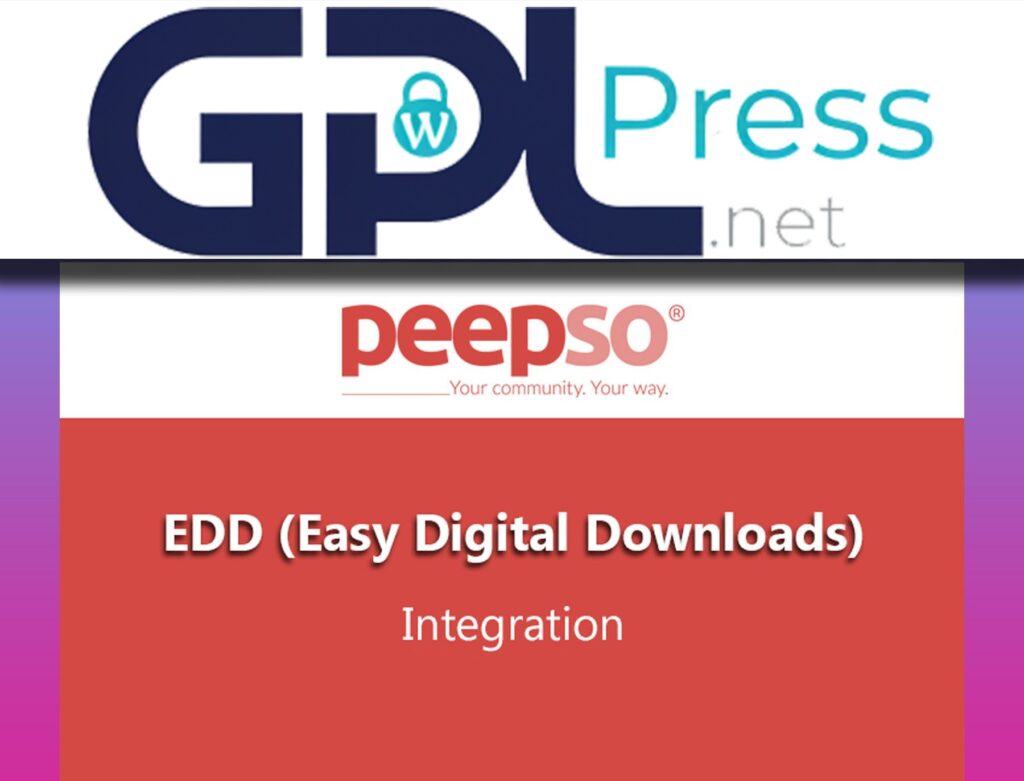 PeepSo Easy Digital Downloads - Social eCommerce Integration