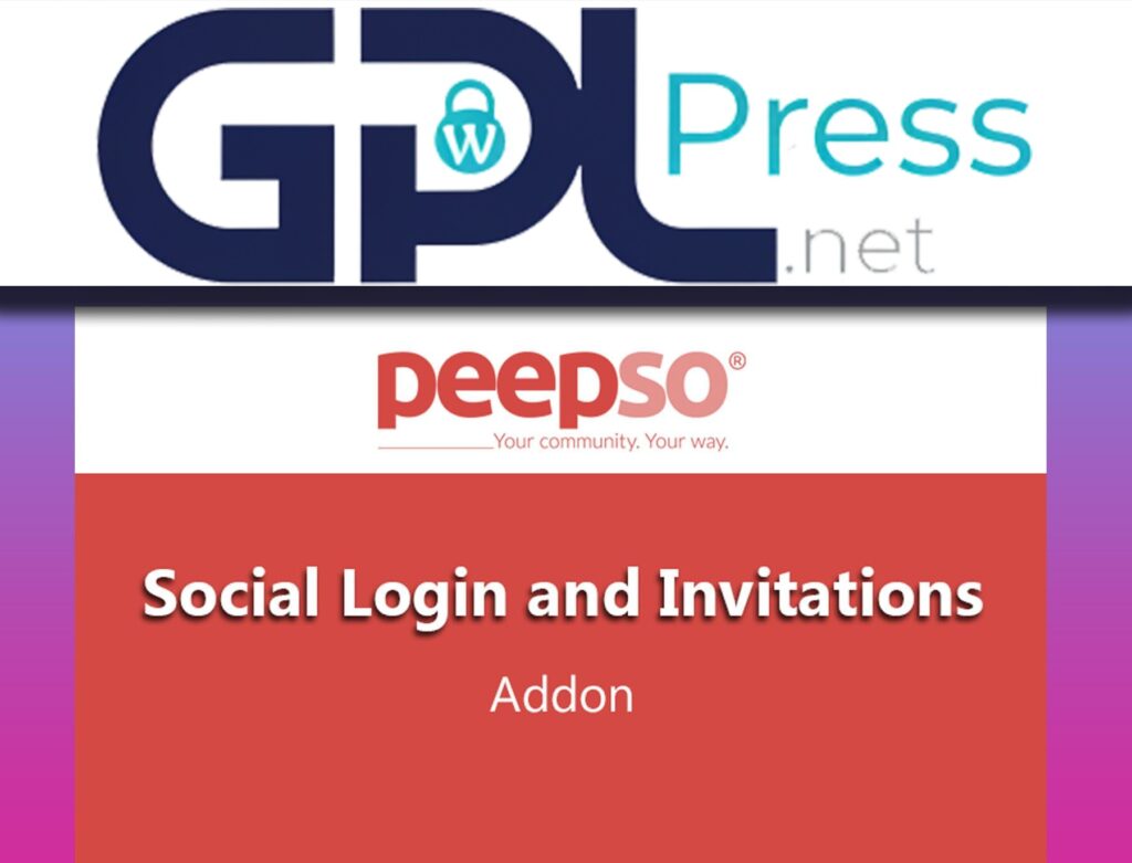 PeepSo Social Login and Invitations - Social Networking Growth Kit