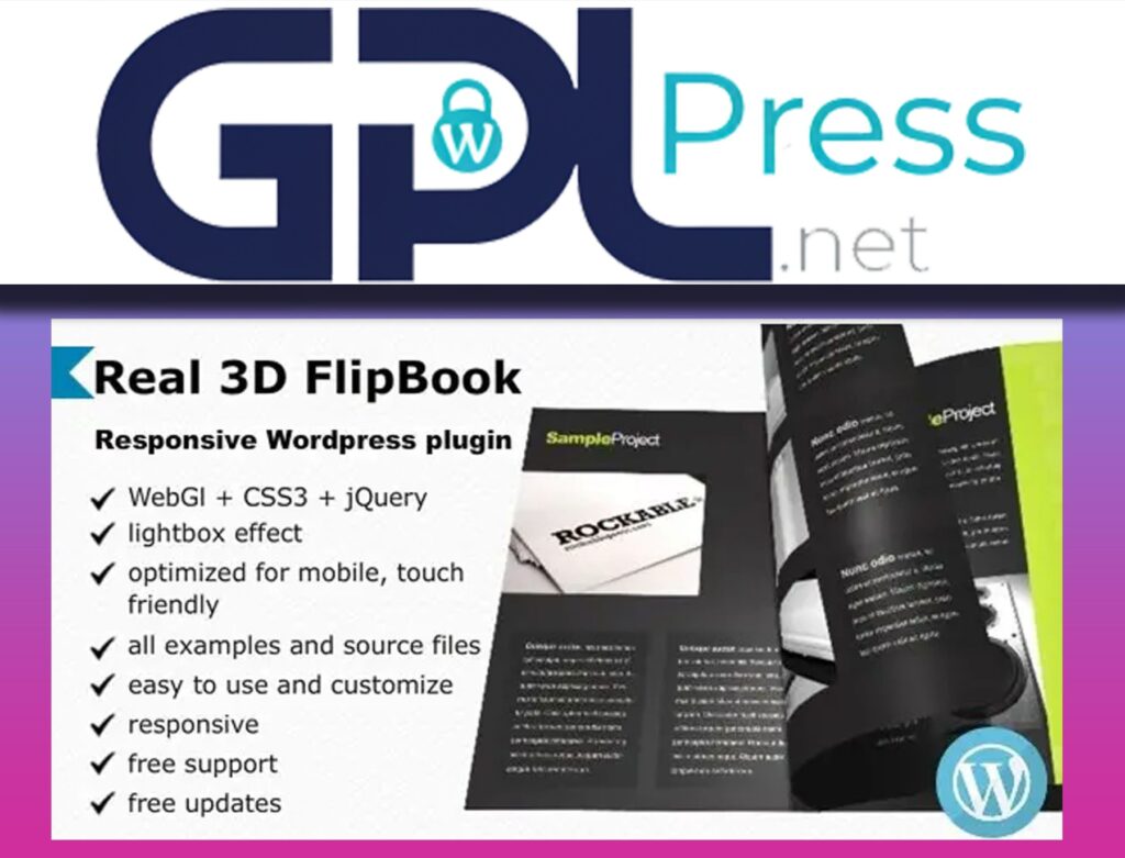 Real3D FlipBook WordPress Plugin + Addons - Interactive 3D Solutions