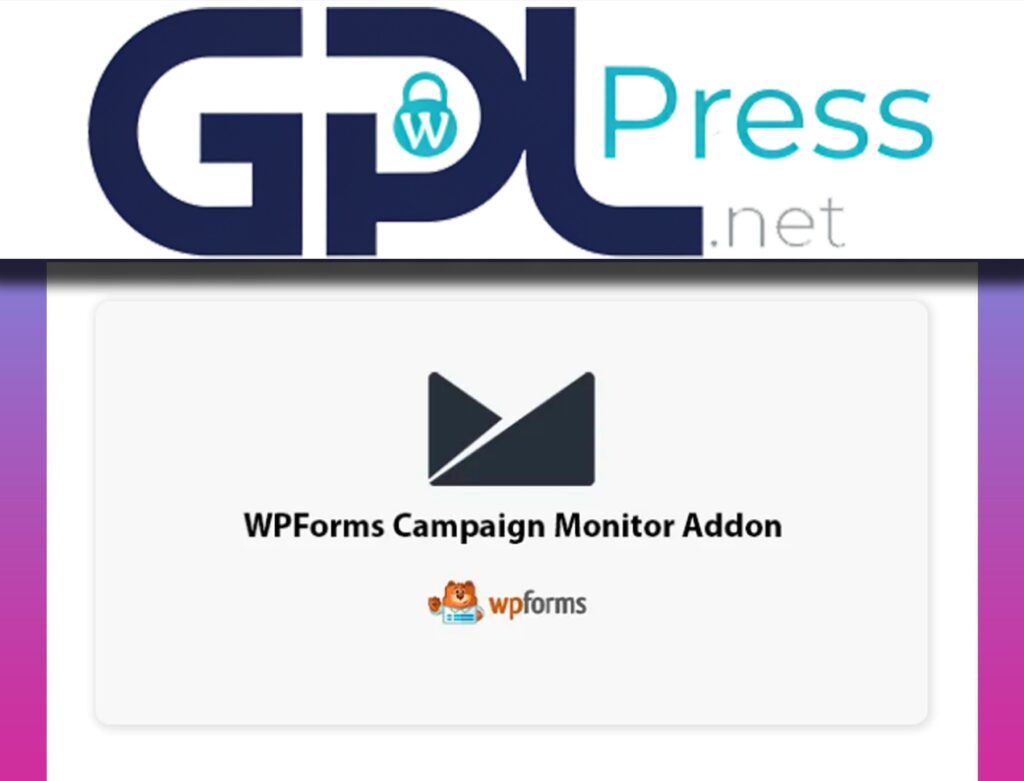 WPForms Campaign Monitor Addon - Professional Email Marketing Automation