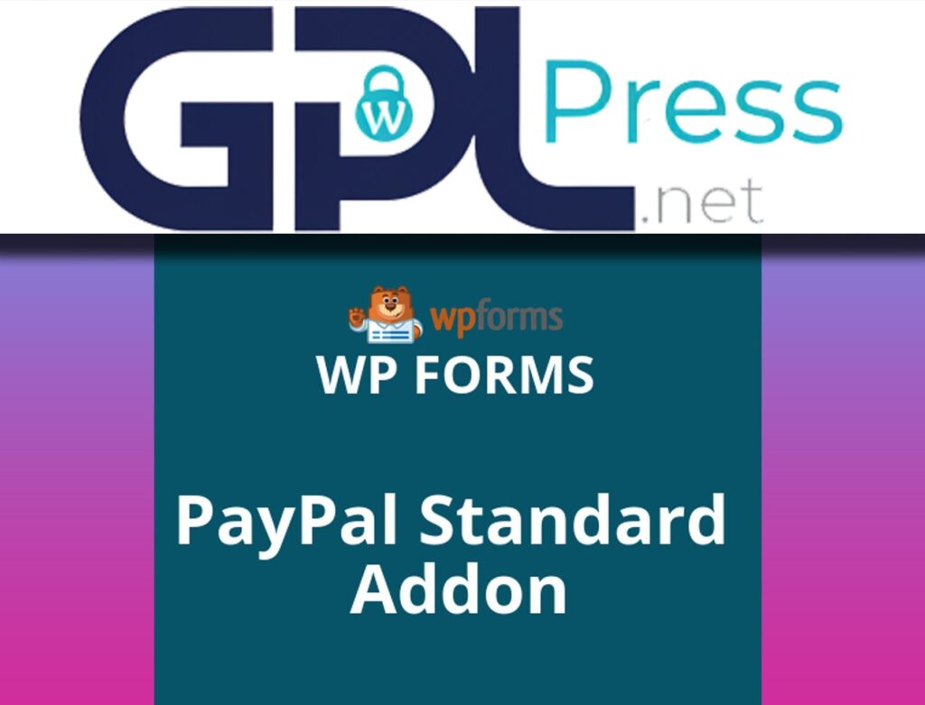 WPForms PayPal Standard Addon - Simple & Trusted Payments