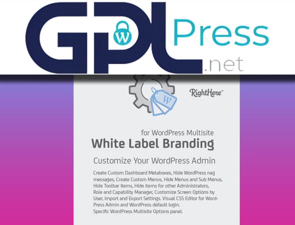 White Label Branding for WordPress Multisite - Agency Dashboard Pro