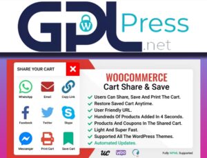 WooCommerce Cart Share and Save – Multi-Channel Conversion Tool