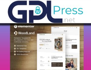 WoodLand – Carpenter and Craftsman Elementor Template Kit – WP Design