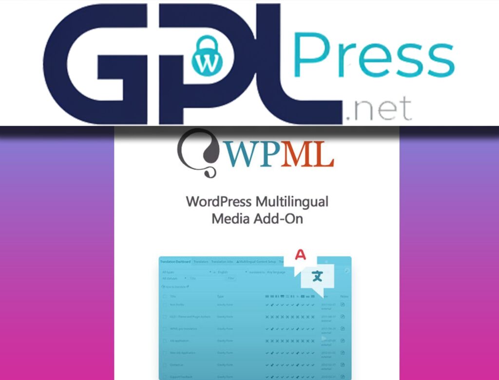 WordPress Multilingual Media Add-On - Complete Translation Tool