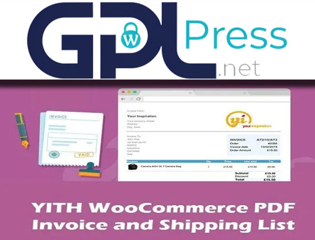 YITH WooCommerce PDF Invoice and Shipping List Premium - Pro Agency