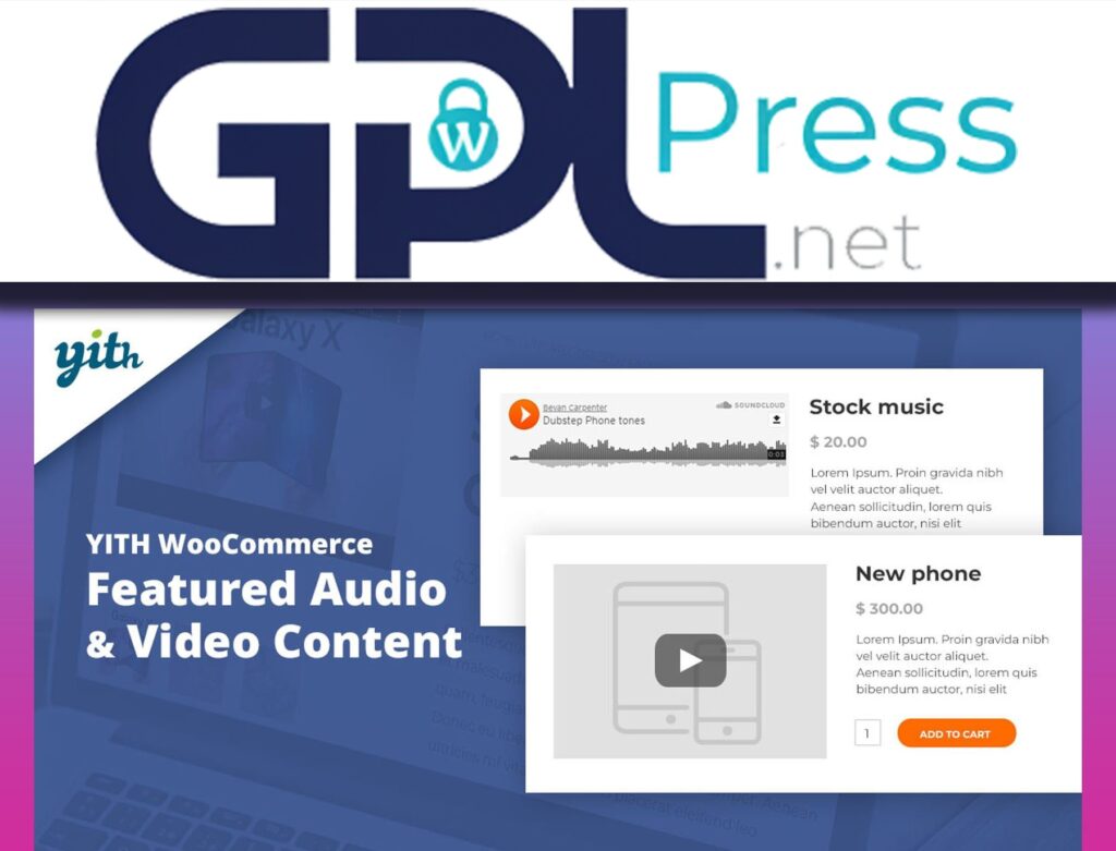 YITH Woocommerce Featured Audio and Video Content - Multimedia Sales