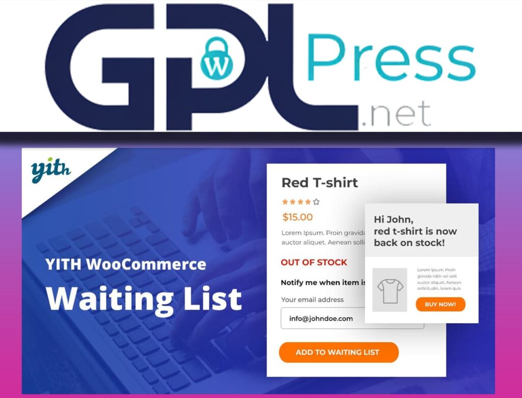 YITH Woocommerce Waiting List Premium - Recover Lost Sales Fast