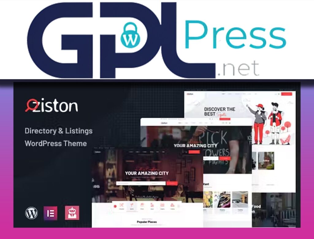 Ziston – Directory and Listings Elementor Template Kit - Pro Design