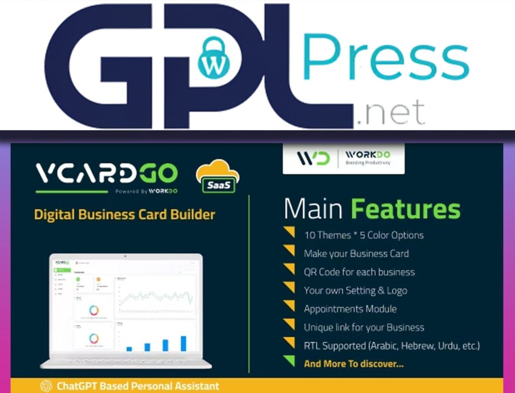 vCardGo SaaS – Digital Business Card Builder - Modern Networking
