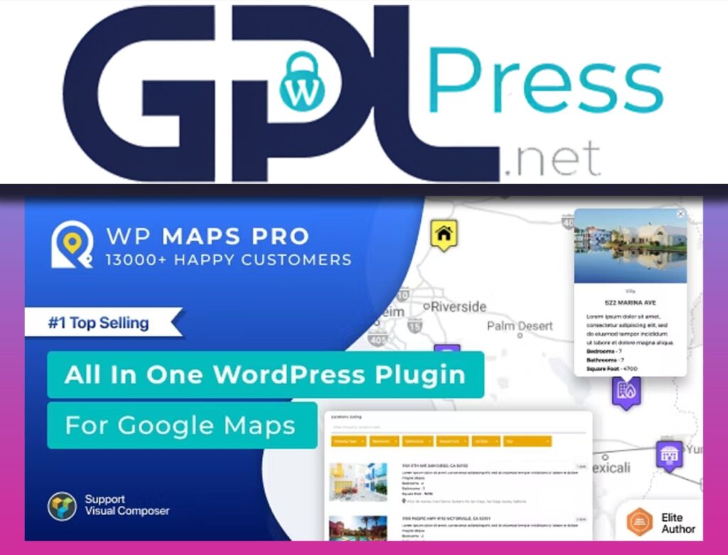 Advanced Google Maps Plugin for WordPress - Interactive Map Builder