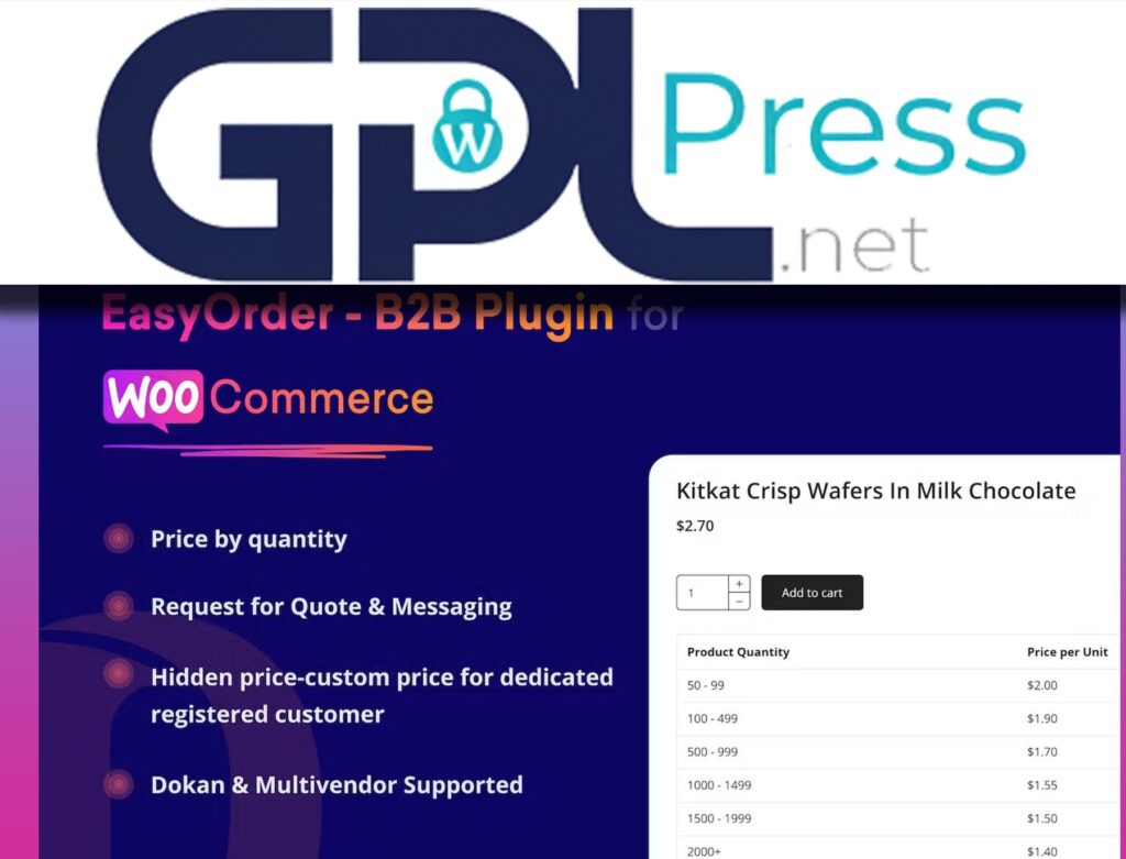 EasyOrder B2B Plugin for WooCommerce - Enterprise Wholesale Solution