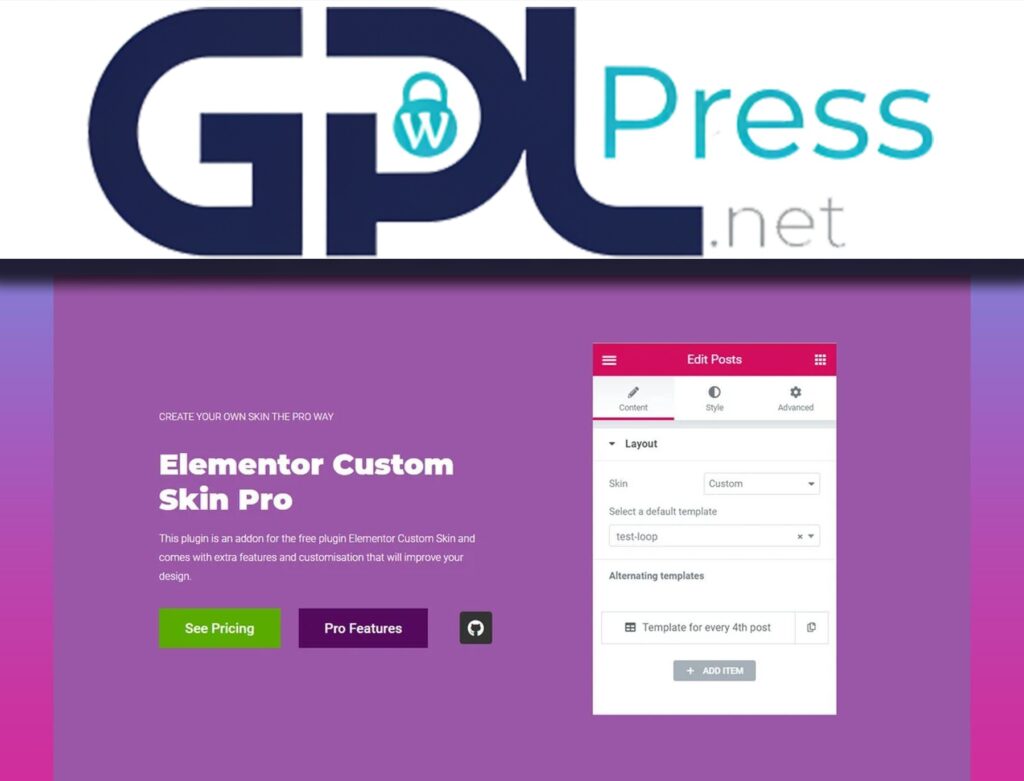 Elementor Custom Skin Pro - Scalable Design & Dynamic Layouts