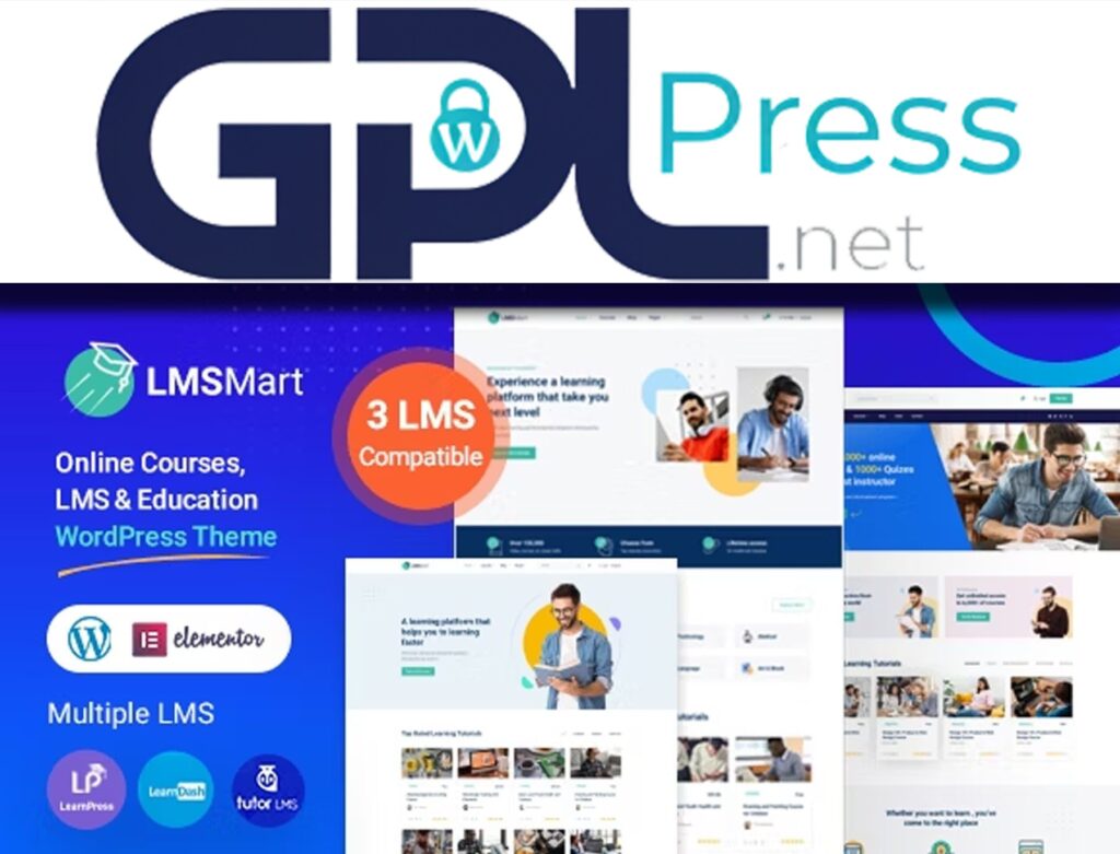 LMSmart Education WordPress Theme - Modern LMS & e-Learning Solution