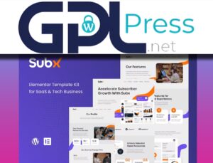 Subx SaaS and Tech Business Elementor Template Kit – Agency Toolkit
