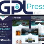 Traveino Travel Agency Elementor Template Kit - Modern Travel Design