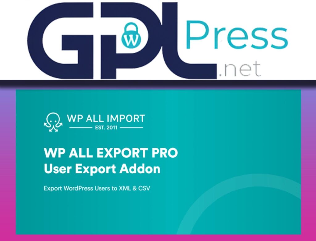 WP All Export - User Add-On Pro - Advanced Data Export Solution