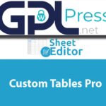 WP Sheet Editor – Custom Tables Pro - Powerful Database Management
