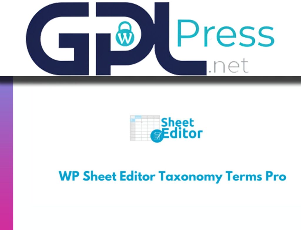 WP Sheet Editor – Taxonomy Terms Pro - Spreadsheet Term Manager