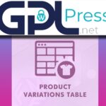 WooCommerce Variations Table - Easy Product Comparison Layout